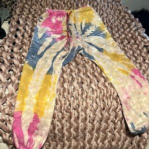 Free People tie-dye sweatpants